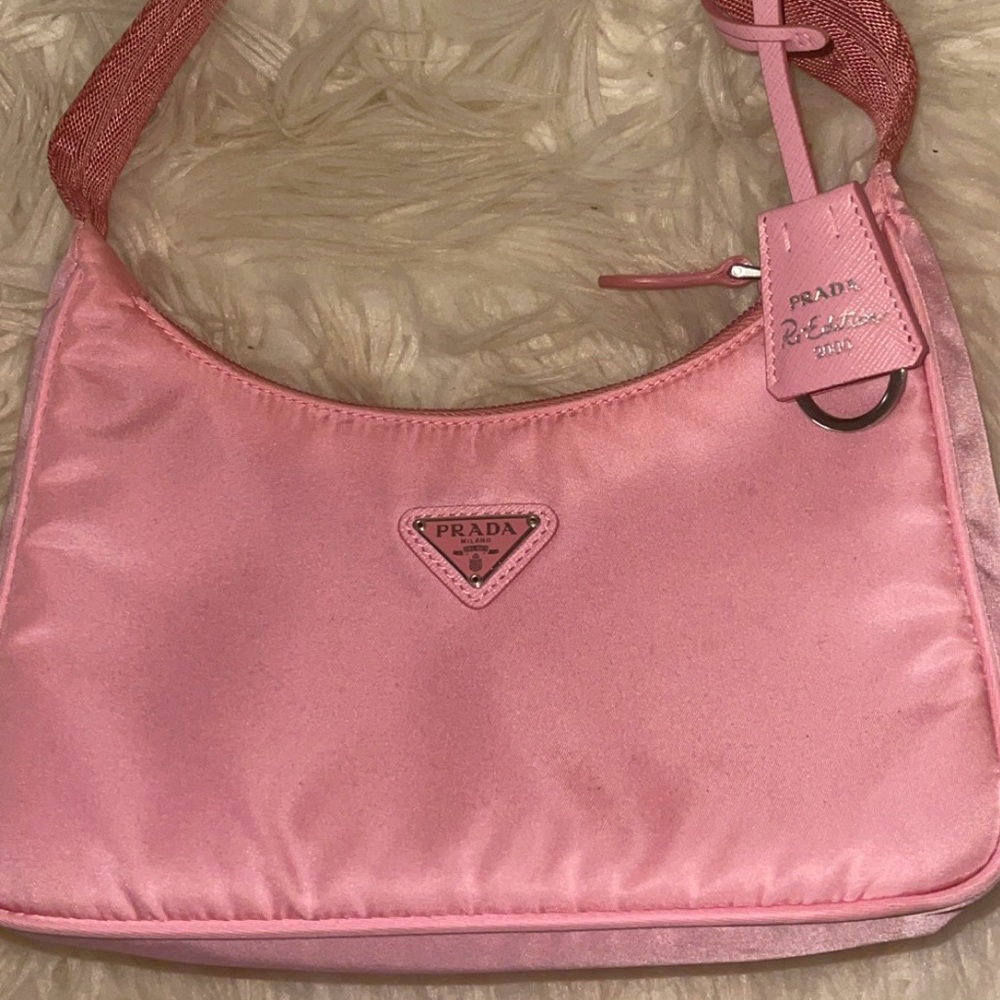 Authentic Prada pink mini handbag 2000’s retro